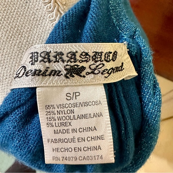 Parasuco Backless Sparkling Top - Picture 4 of 5